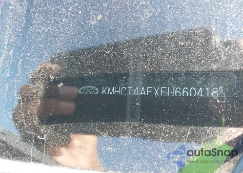 2014 Hyundai Accent Gls z USA, uszkodzony, nr VIN KMHCT4AEXEU660418